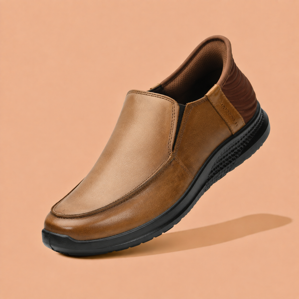 Tuscany Kyoto Slide Men’s Brown Casual Shoes Ergonstyle