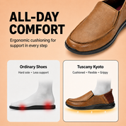 Tuscany Kyoto Slide Men’s Brown Casual Shoes Ergonstyle