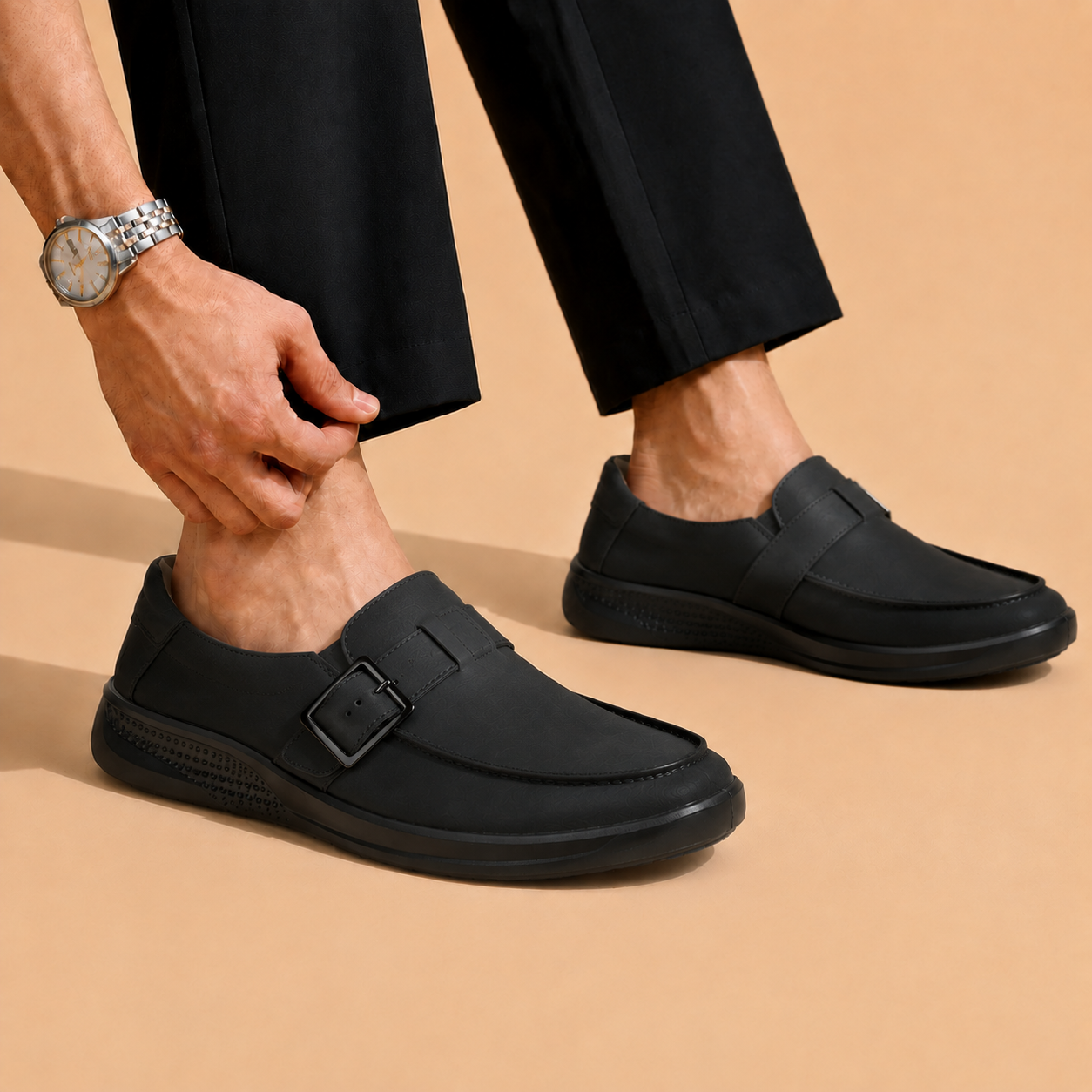 Tuscany Kyoto Black Mule – Sleek & Comfortable Ergonstyle