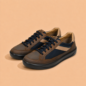 Tuscany Davos Men’s Brown Casual Sneakers Ergonstyle