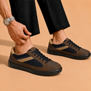 Tuscany Davos Men’s Brown Casual Sneakers Ergonstyle