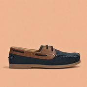 Tuscany Boat Shoe Slide Men’s Navy Casual Shoes Ergonstyle