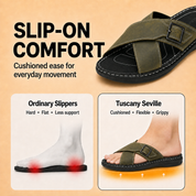Tuscany  Seville Men’s Green Slipper – Stylish & Comfortable Ergonstyle