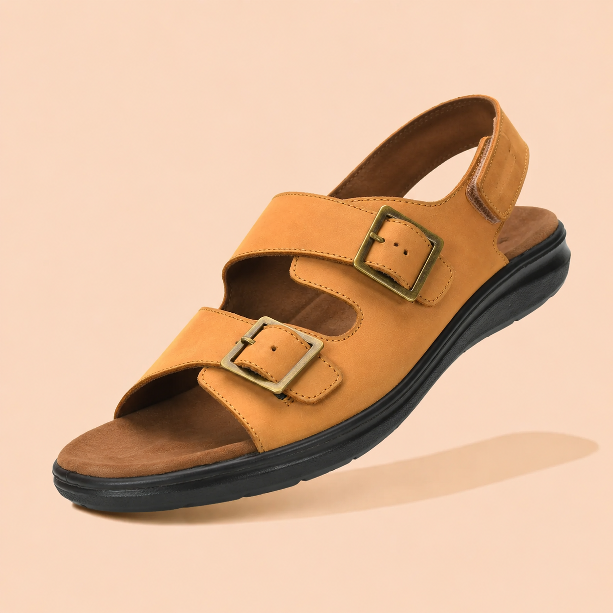 Tuscany Boston Sandals Tan  – Classic Style Ergonstyle