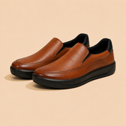Denver Slip-On Tan Napa Casual Shoes Ergonstyle