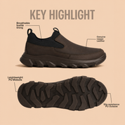 Outdoor EO-03 Men Dark Brown Casual Shoes Ergonstyle