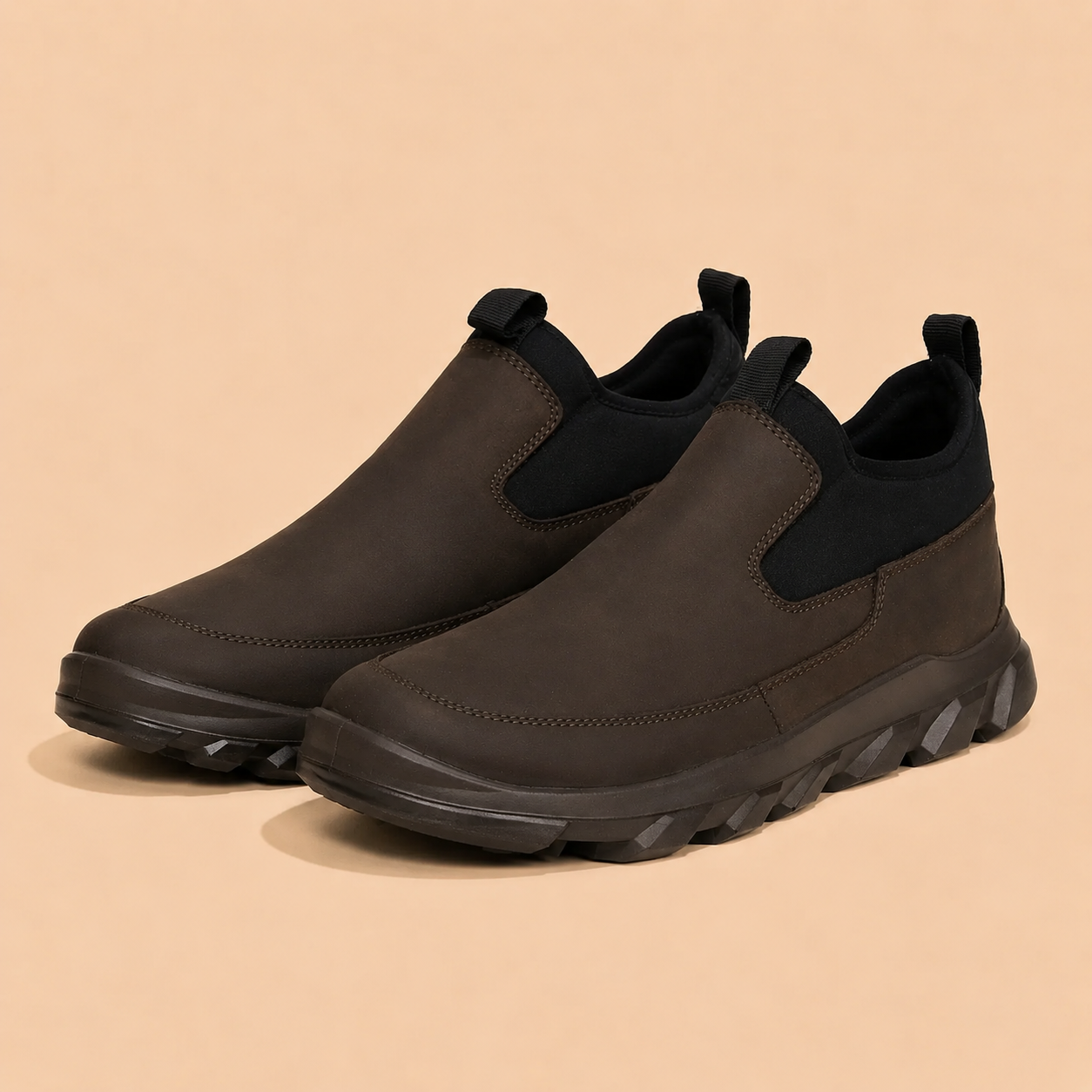 Outdoor EO-03 Men Dark Brown Casual Shoes Ergonstyle