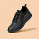 Ergon Kansas EK-04R Men's Black Lace-Up Casual Sneakers