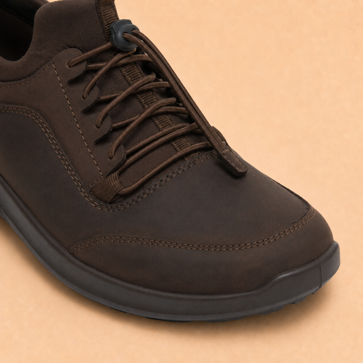 Kansas EK-04 Men Dark Brown Casual Shoes Ergonstyle