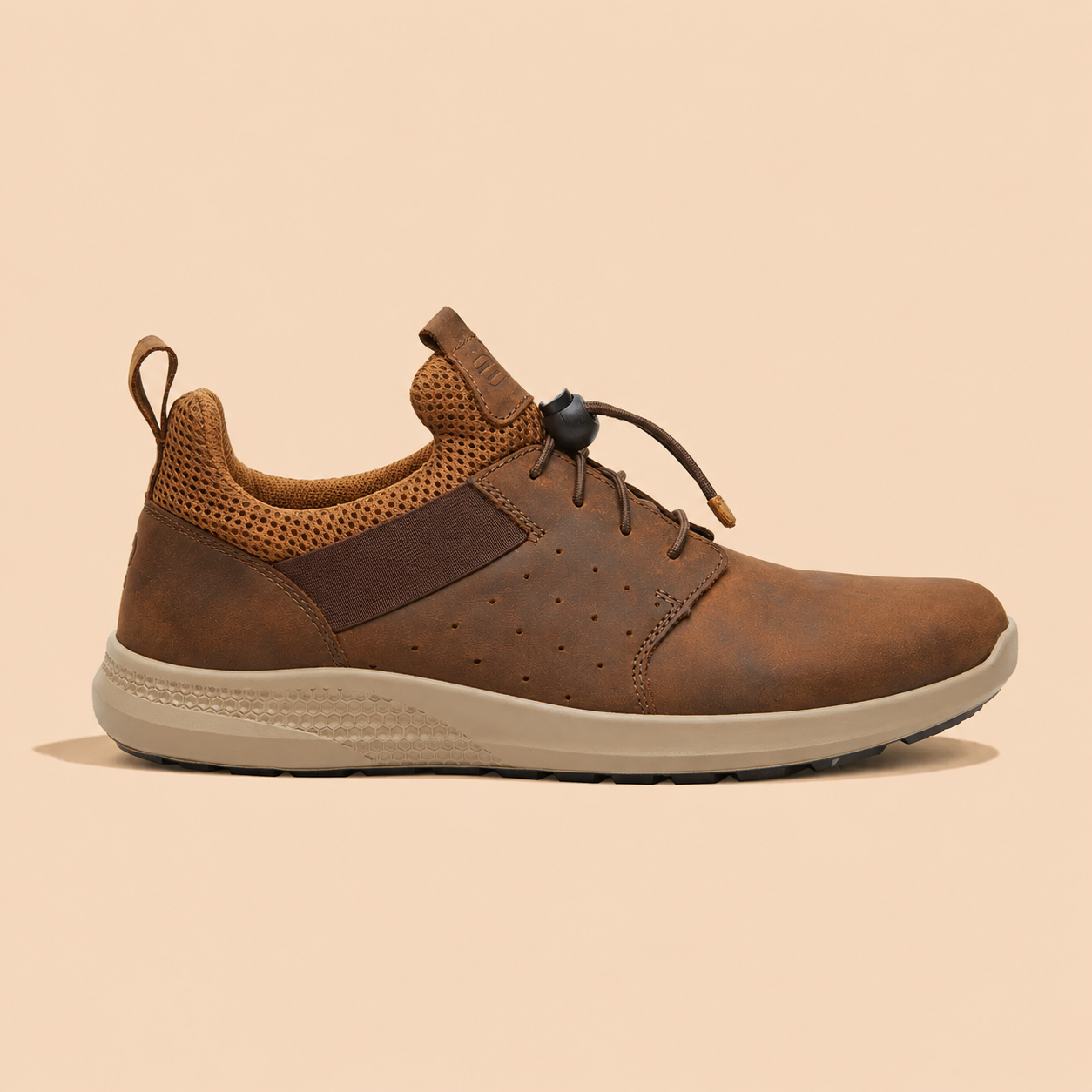 Kansas EK-05 Men Tan Casual Shoes Ergonstyle