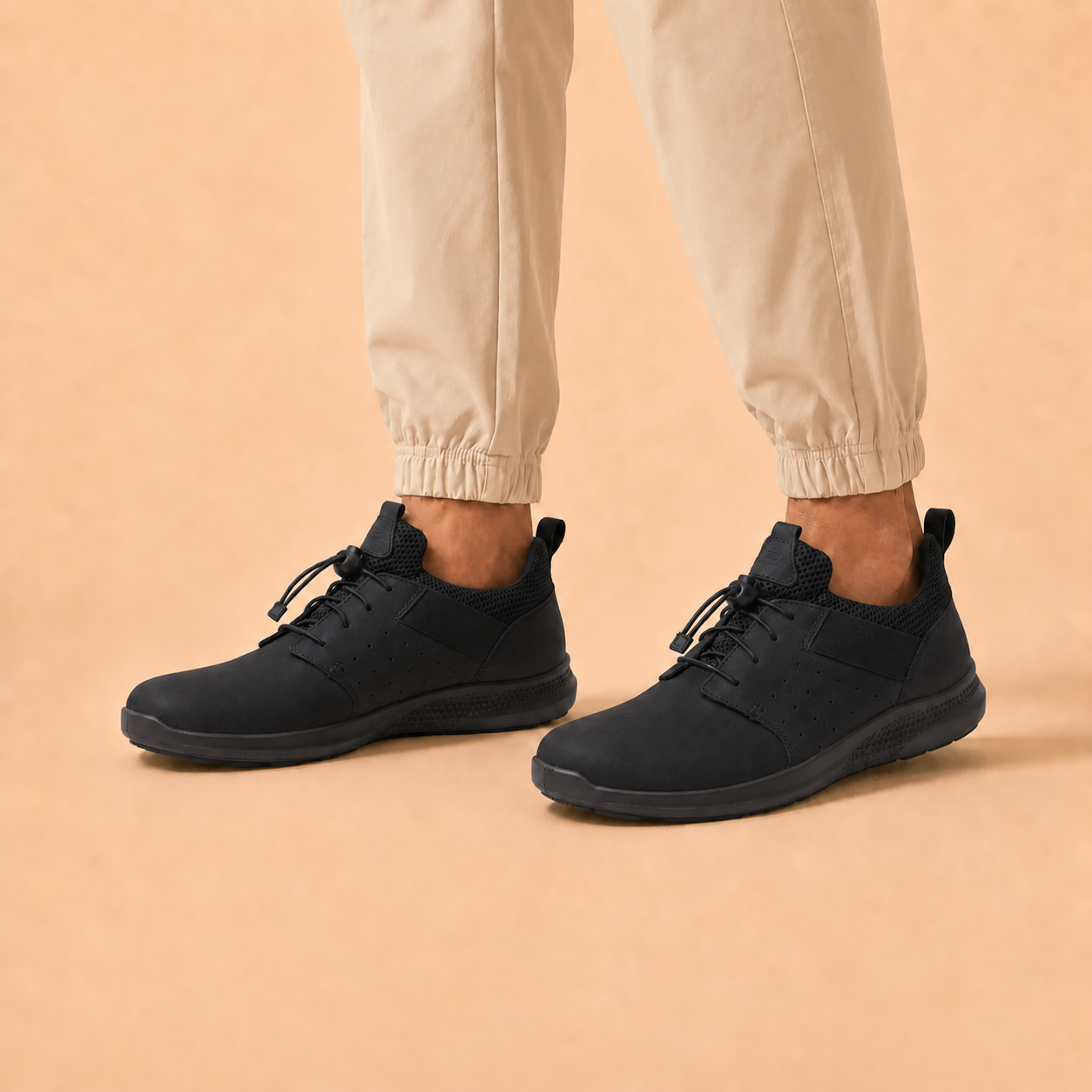 Kansas EK-05 Men Black Casual Shoes Ergonstyle