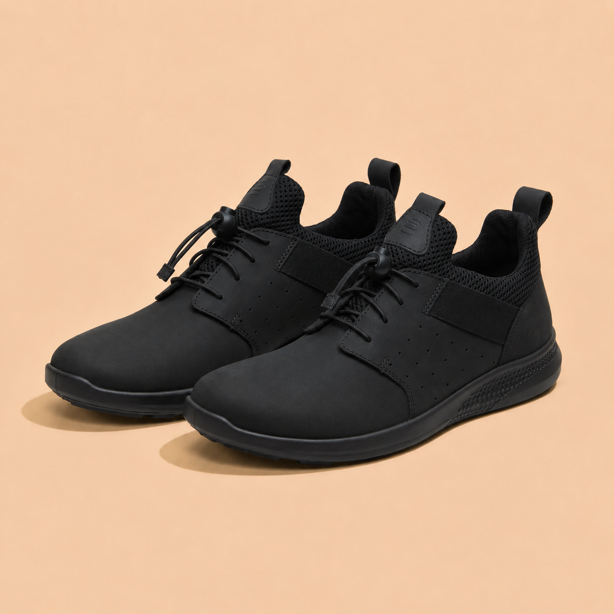 Kansas EK-05 Men Black Casual Shoes Ergonstyle