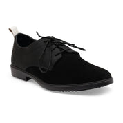 City EC-01 Derby Men's Black Casual Shoes Ergonstyle