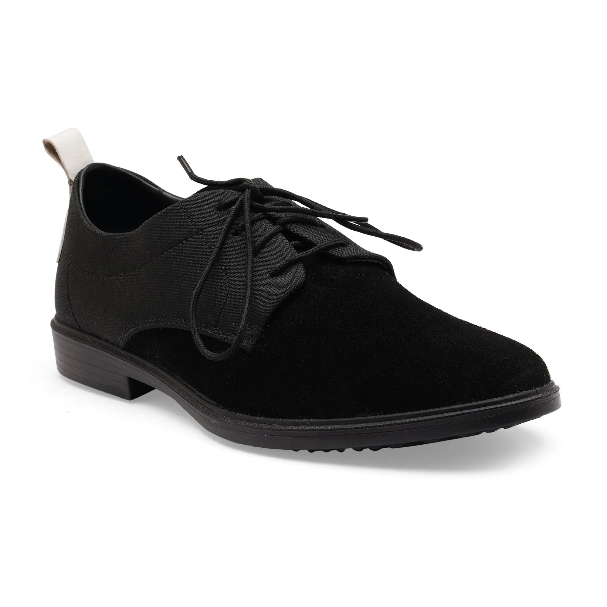 City EC-01 Derby Men's Black Casual Shoes Ergonstyle