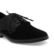 City EC-01 Derby Men's Black Casual Shoes Ergonstyle