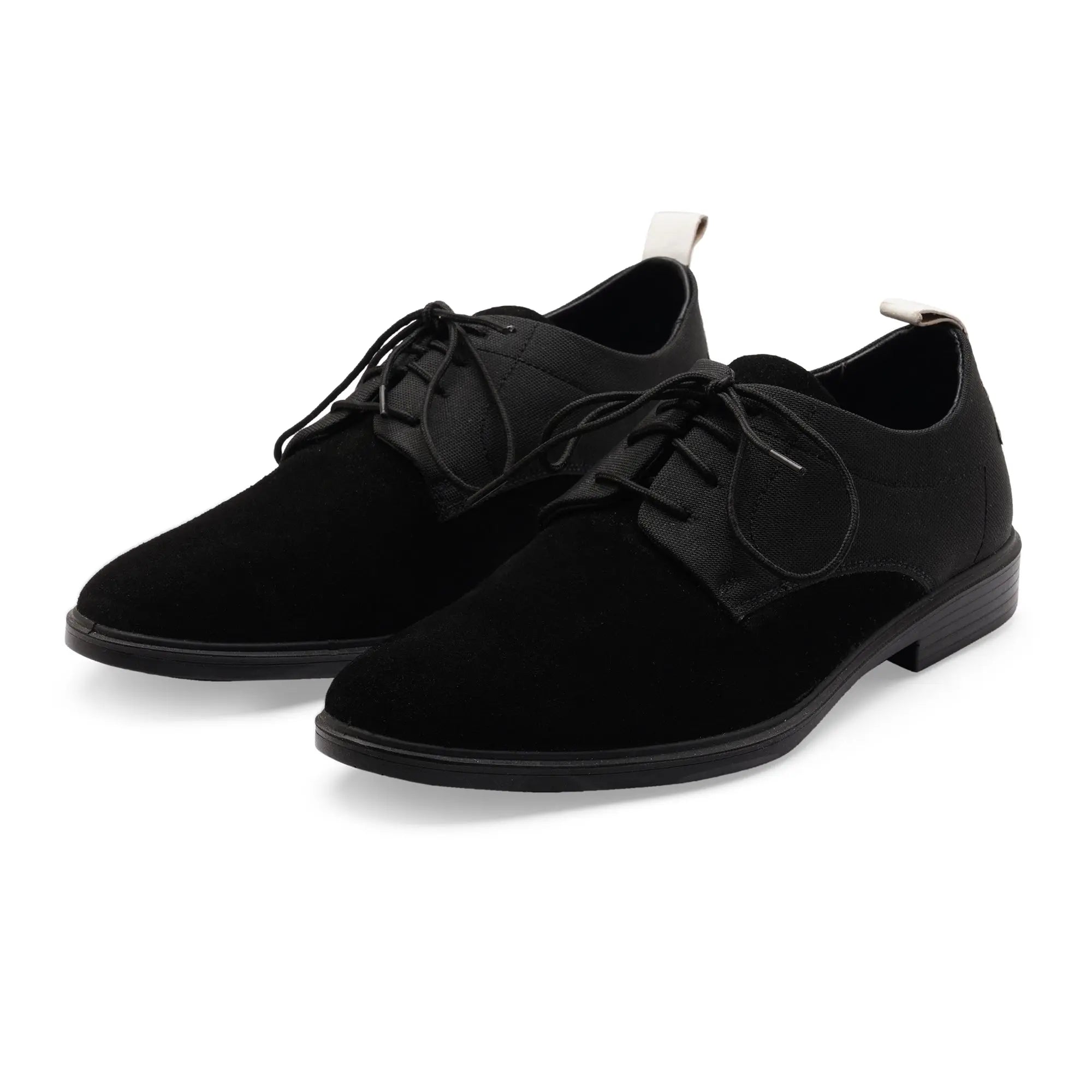 City EC-01 Derby Men's Black Casual Shoes Ergonstyle