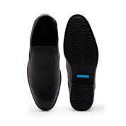 City EC-02  Slip-On Men's Black Casual Shoes Ergonstyle