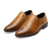 City EC-02 Slip-On Men's Tan Casual Shoes Ergonstyle