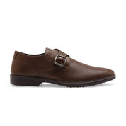 City EC-03 Monk Men's Brown Casual Shoes Ergonstyle