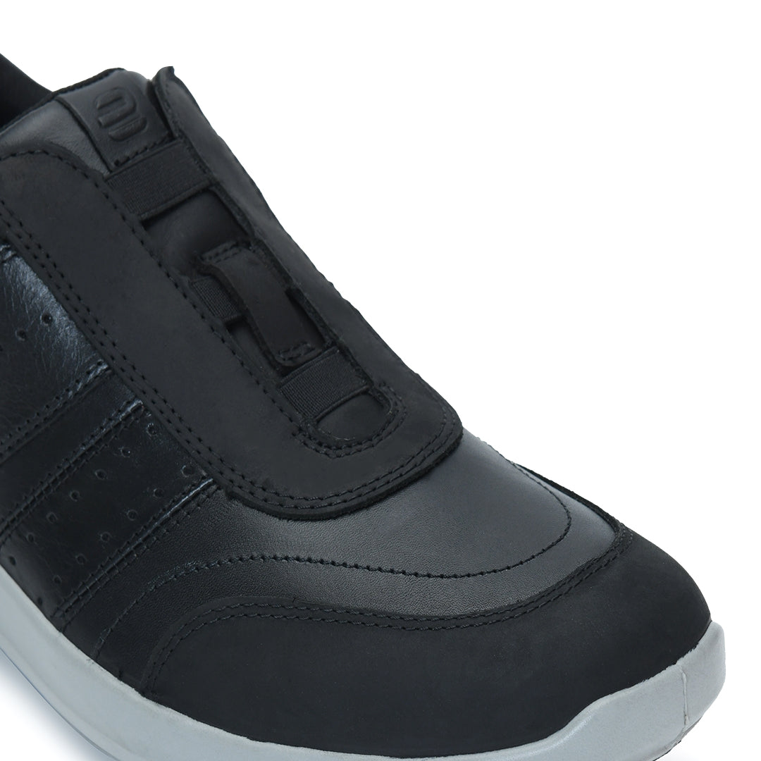 Kansas EK-14 Men Black Casual Shoes Ergonstyle