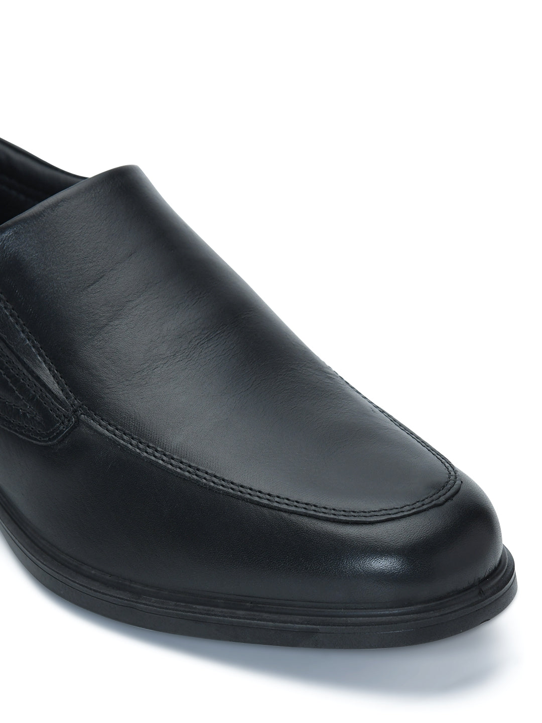 City EC-07 Men Black Formal Shoes1