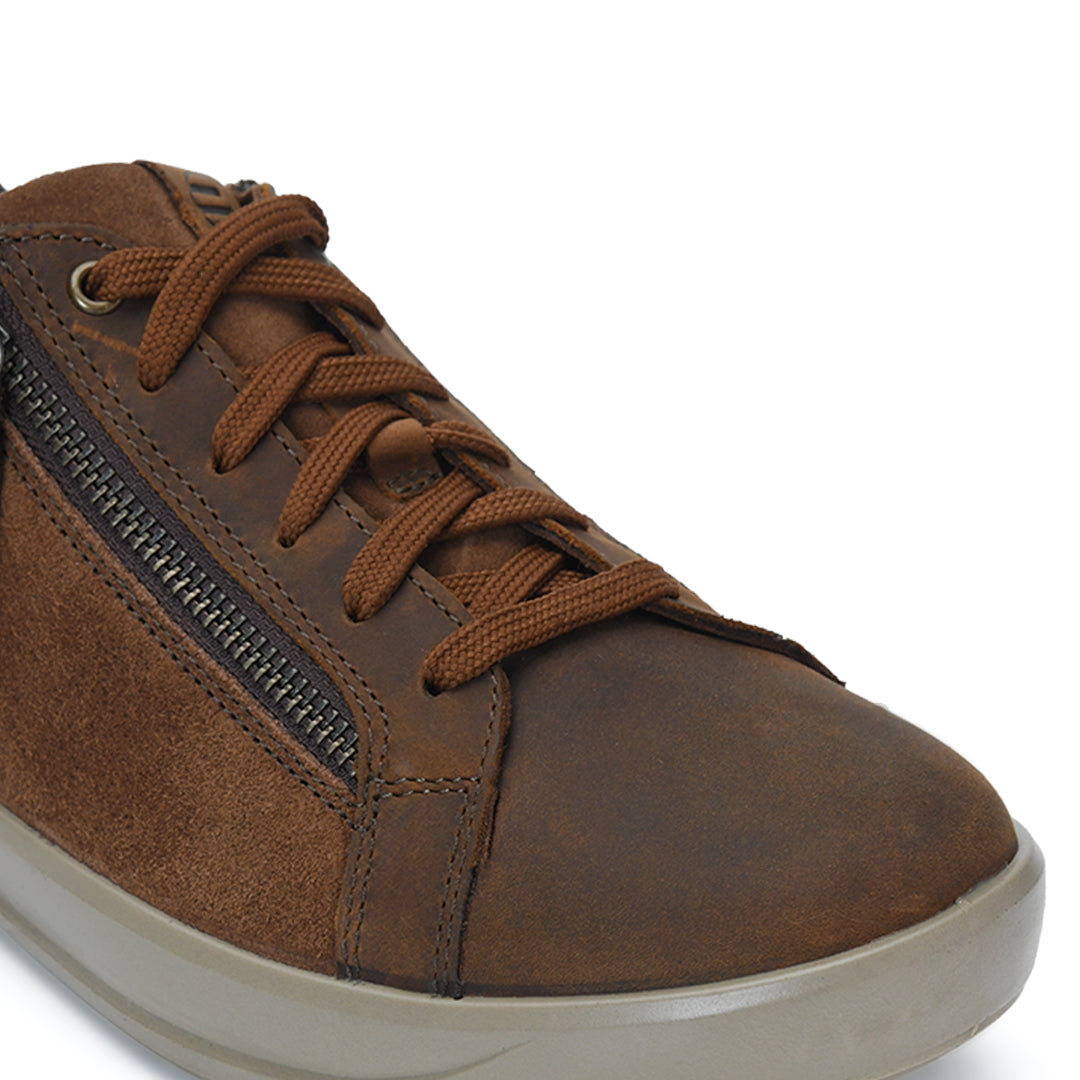 Denver ED-01 Men Tan Pullup Sneakers Ergonstyle