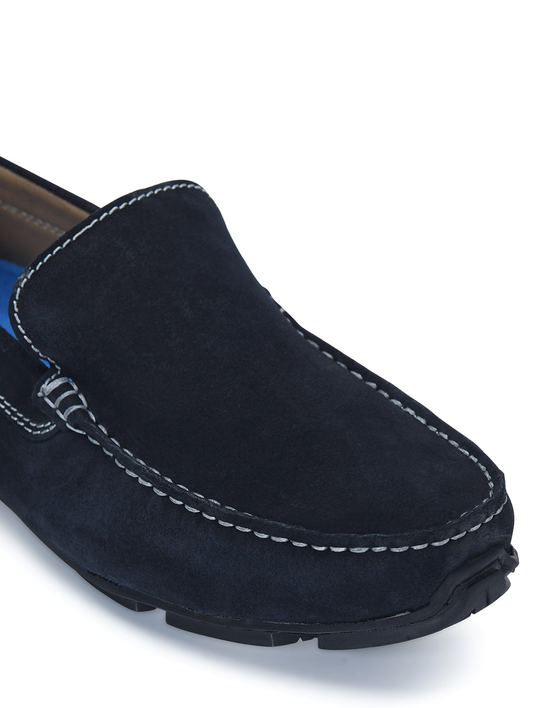 Moccasin EM-02 Men Navy Dress Casual Shoes Ergonstyle