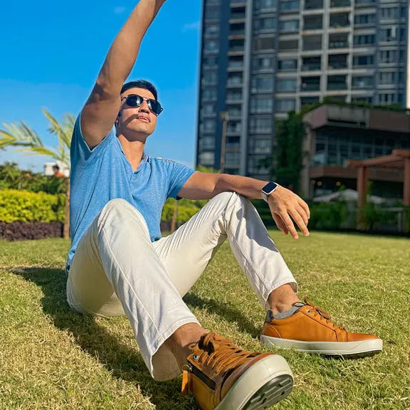 Denver ED-01 Men Tan Sneakers Ergonstyle