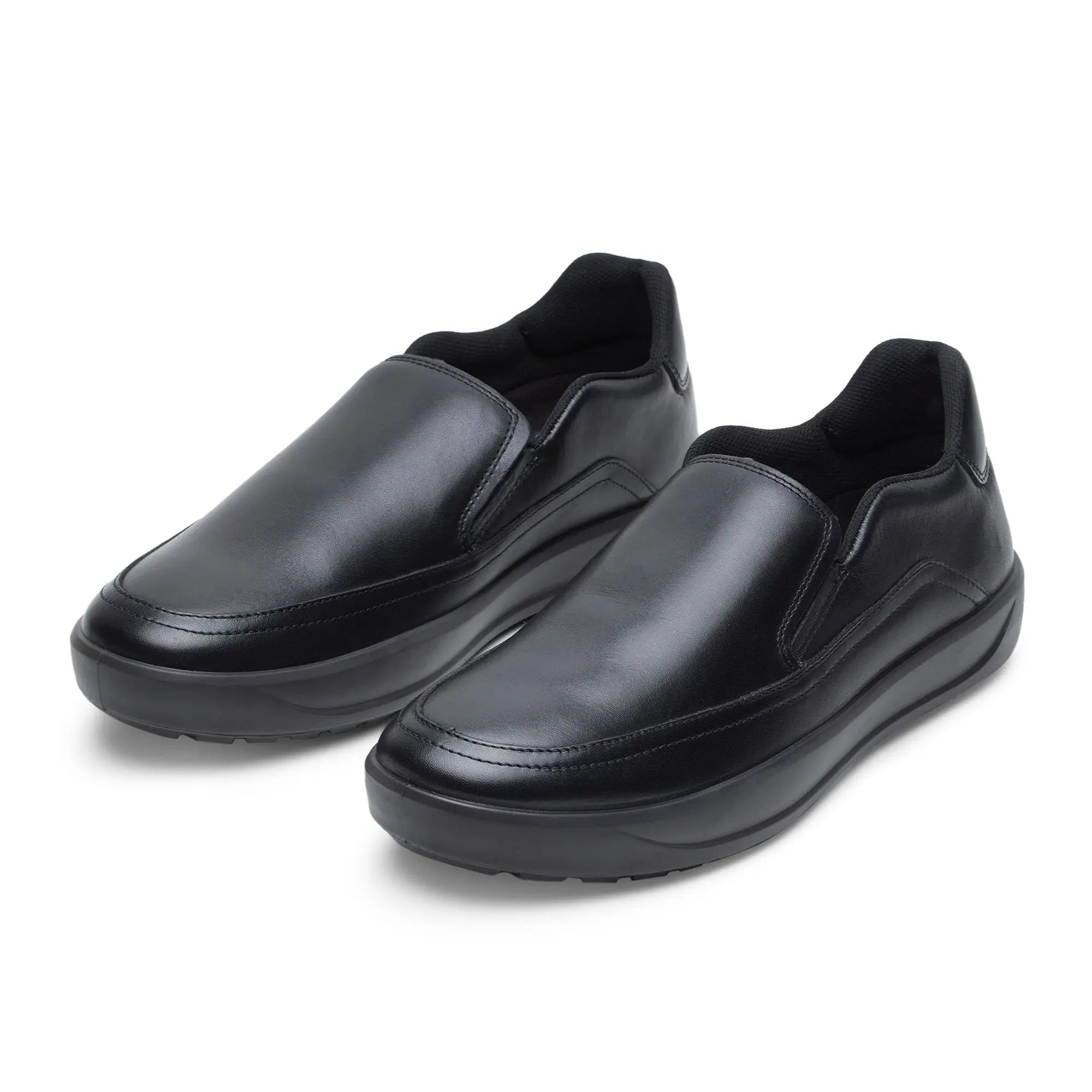 Denver ED-03 Men Black Dress Casual Shoes - Ergonstyle