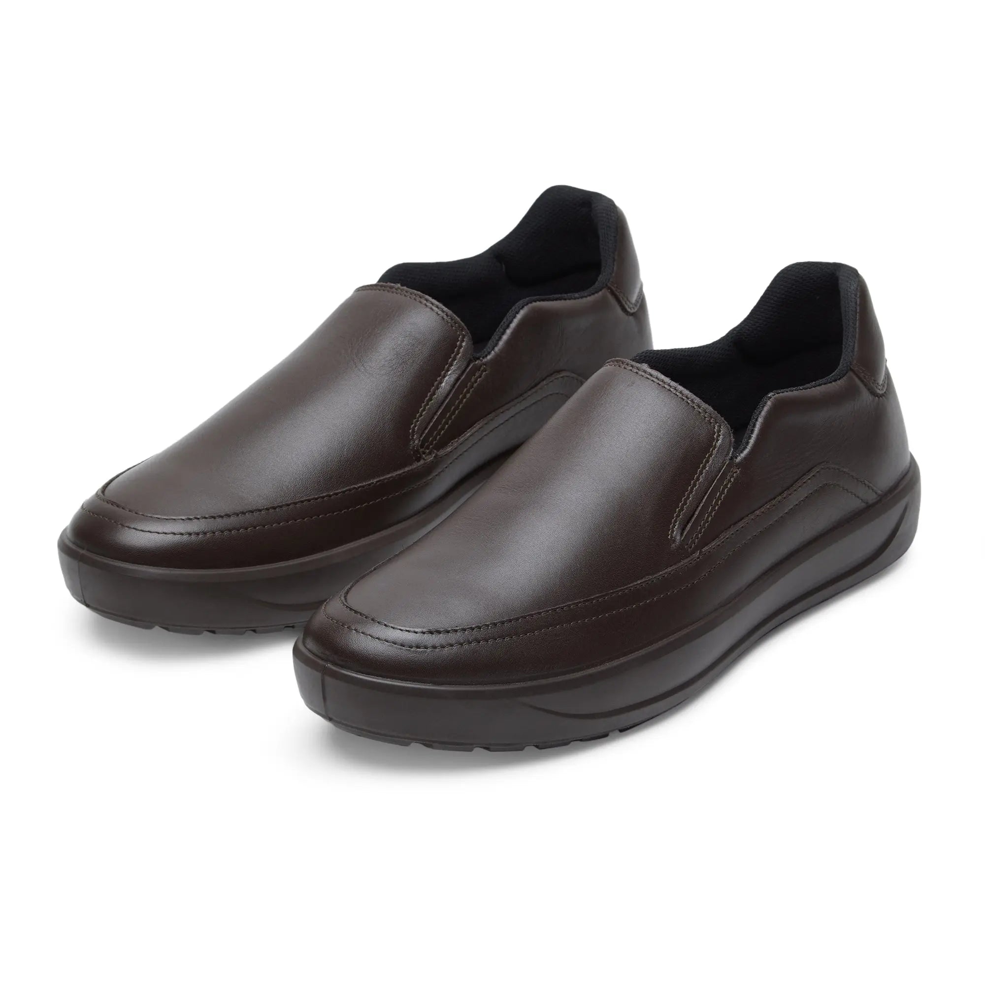 Denver ED-03 Men Dark Brown Dress Casual Shoes - Ergonstyle