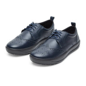 Denver ED-05 Men Navy Dress Casual Shoes - Ergonstyle