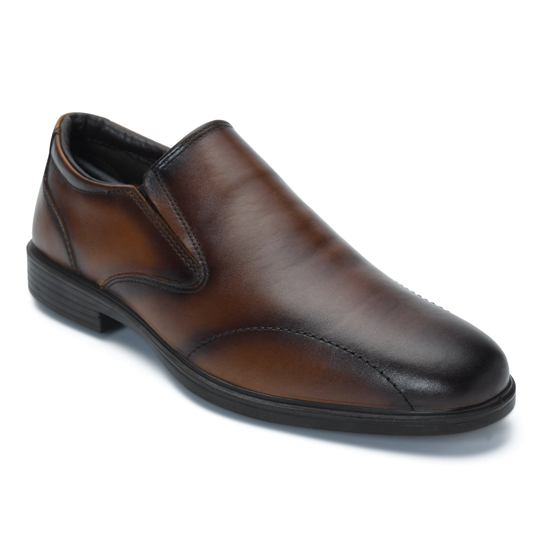 City EC-04 Slip-On Men's Brown Casual Shoes Ergonstyle