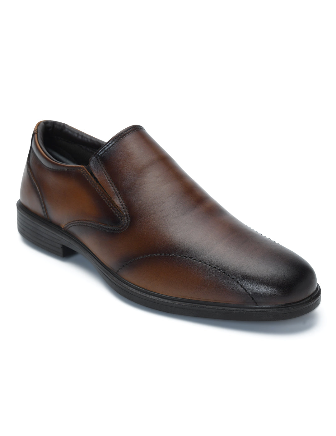 City EC-04 Slip-On Men's Brown Casual Shoes Ergonstyle