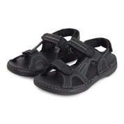 ES-04 Men Black Sandals Ergonstyle