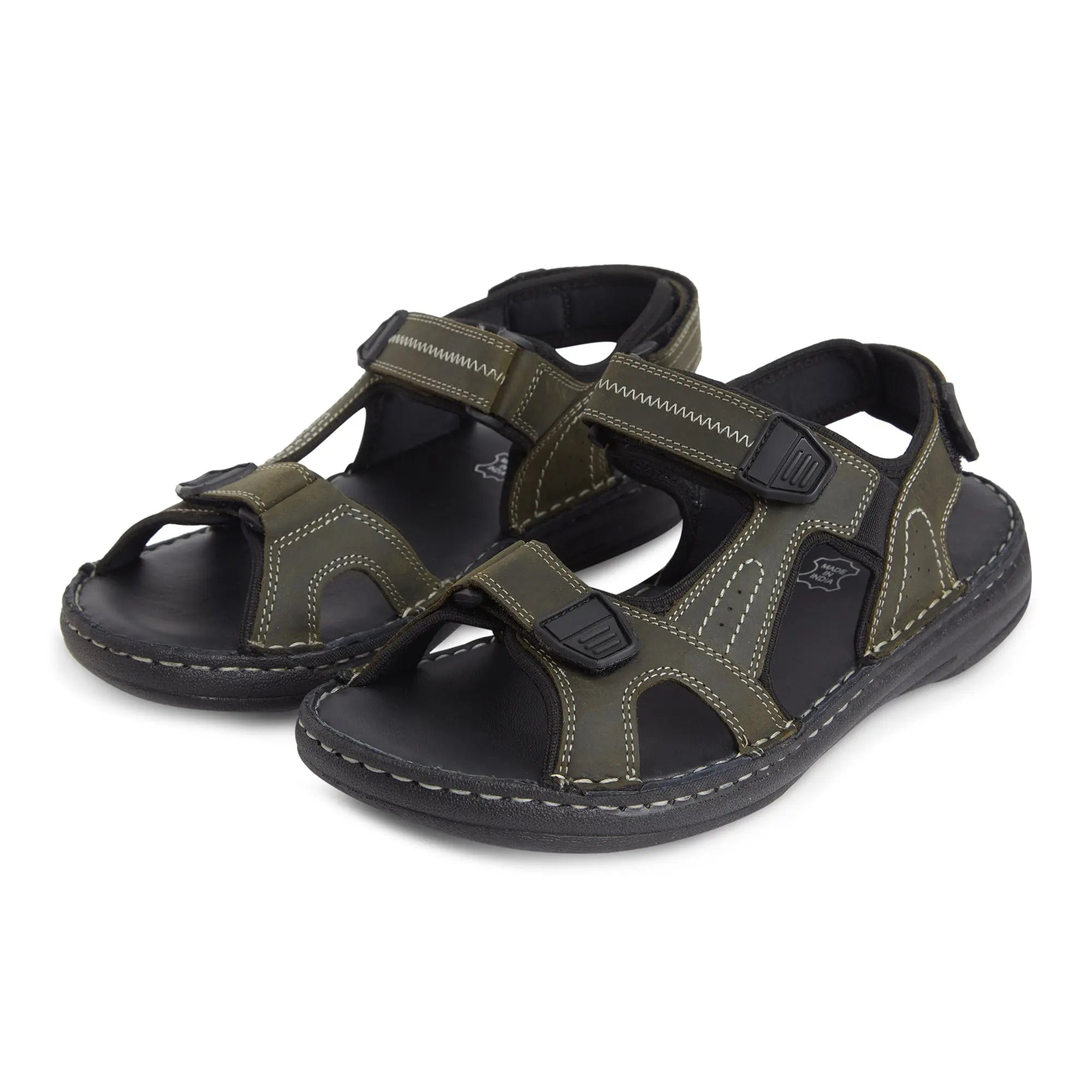 ES-04 Men Green Sandals Ergonstyle