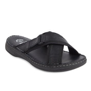 ES-05 Men Black Slippers Ergonstyle