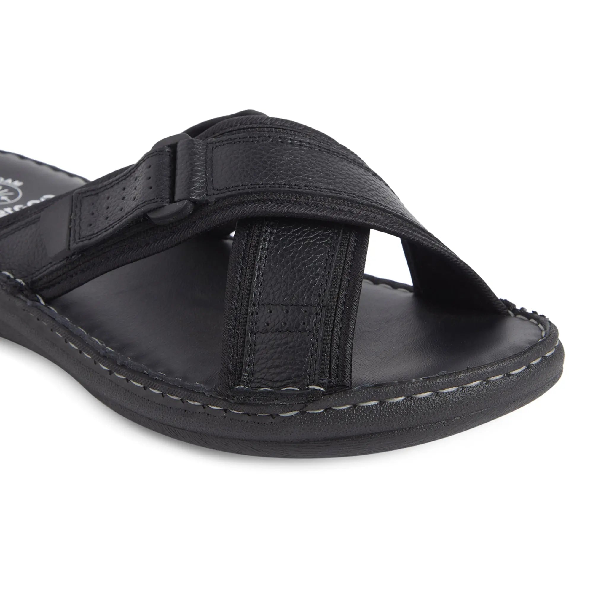 ES-05 Men Black Slippers Ergonstyle