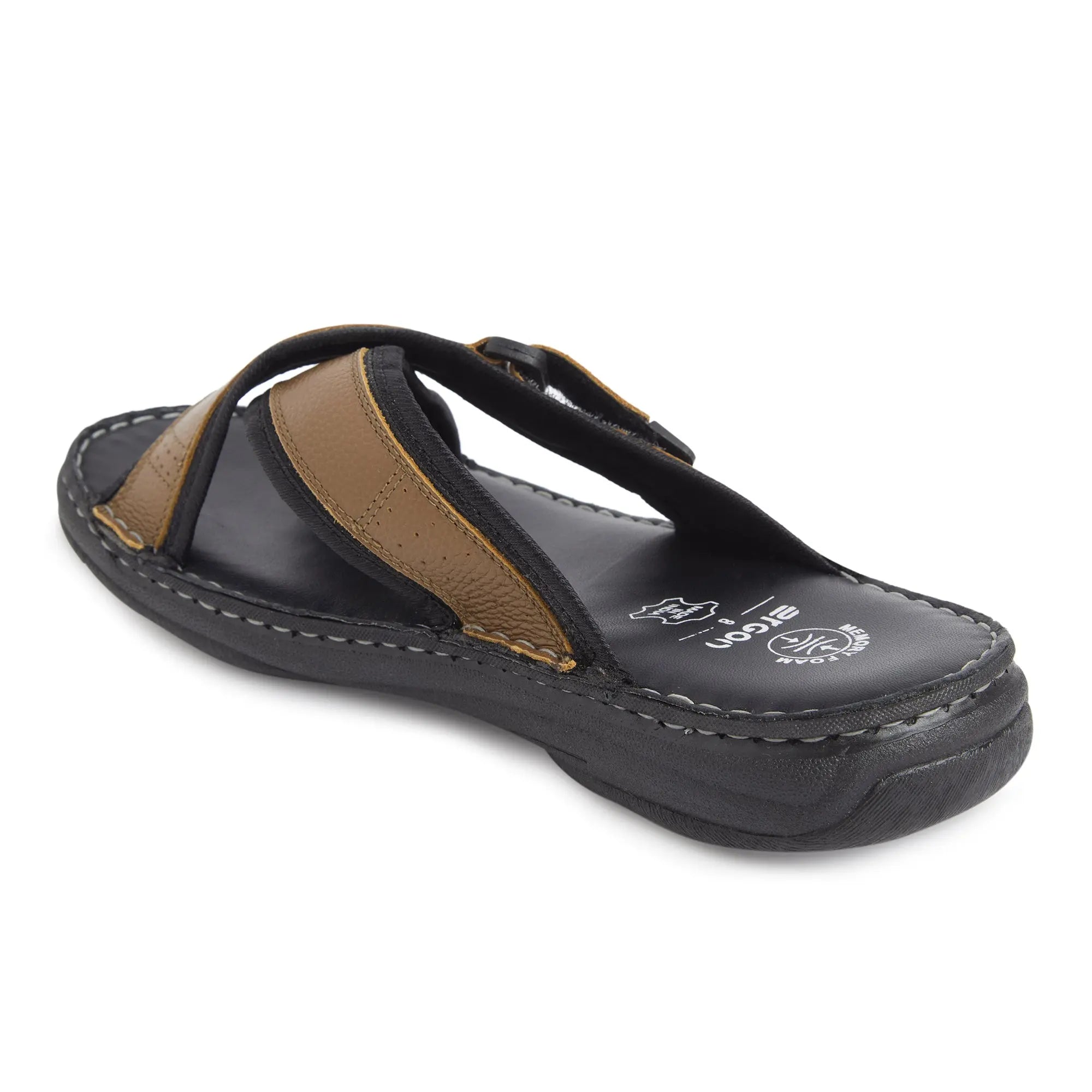 ES-05 Men Brown Slippers Ergonstyle