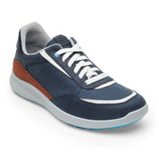 Kansas EK-02 Men Grey Pinestrip Casual Shoes - Ergonstyle