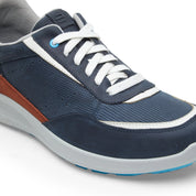 Kansas EK-02 Men Grey Pinestrip Casual Shoes - Ergonstyle