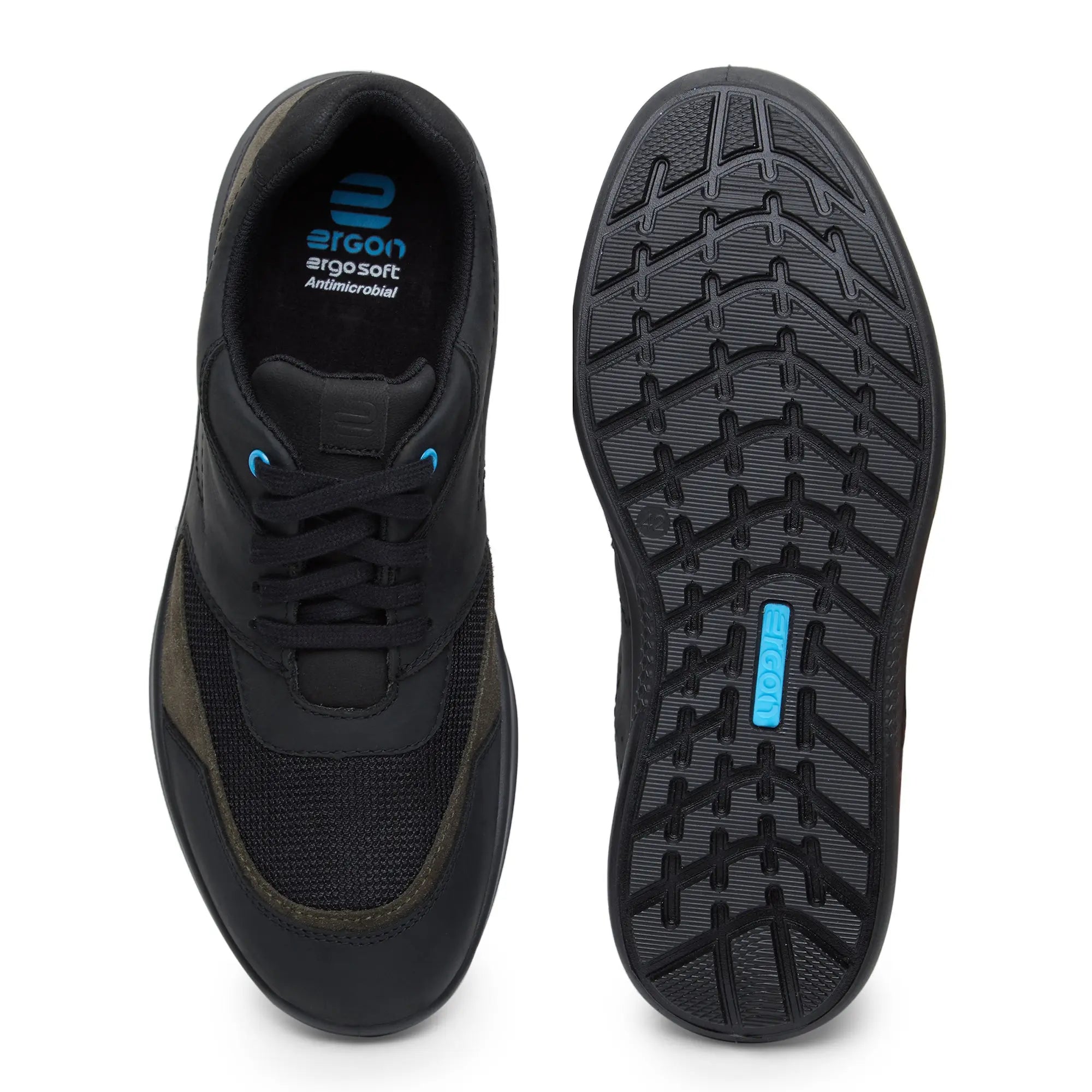 Kansas EK-06 Men Black Casual Shoes - Ergonstyle