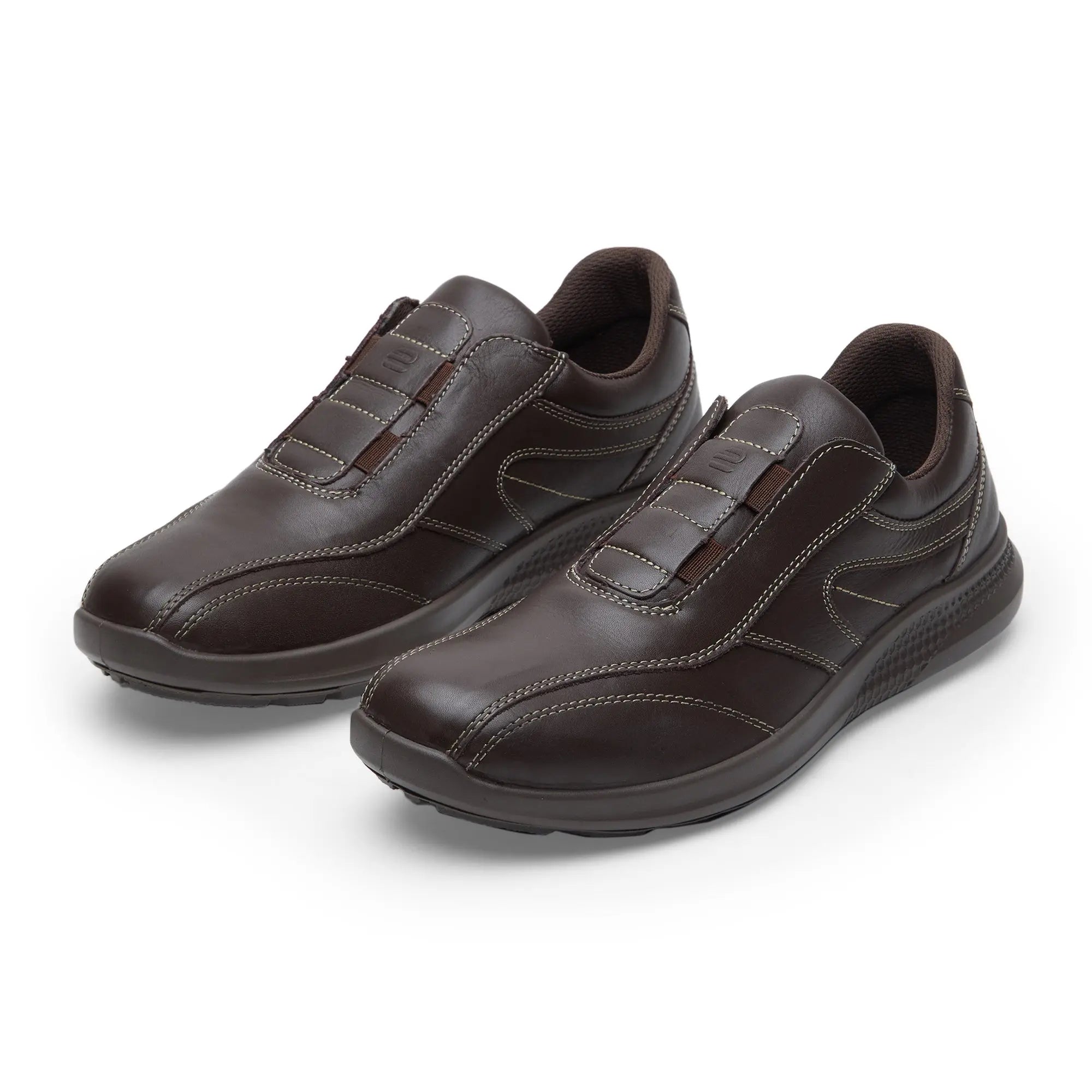 Kansas EK-07 Men Black Dress Casual Shoes - Ergonstyle