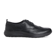 Kansas EK-09 Men Black Dress Casual Shoes Ergonstyle