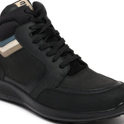 Kansas EK-10 Men Black Casual Shoes Ergonstyle