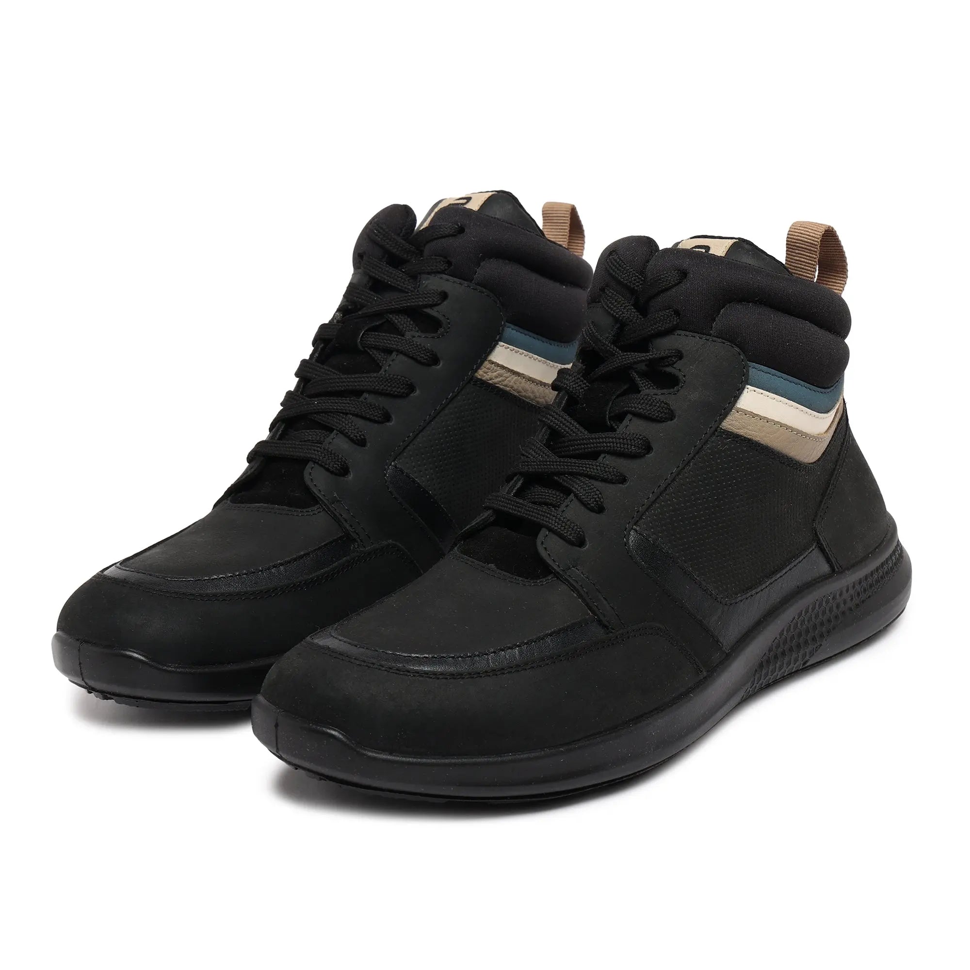 Kansas EK-10 Men Black Casual Shoes Ergonstyle