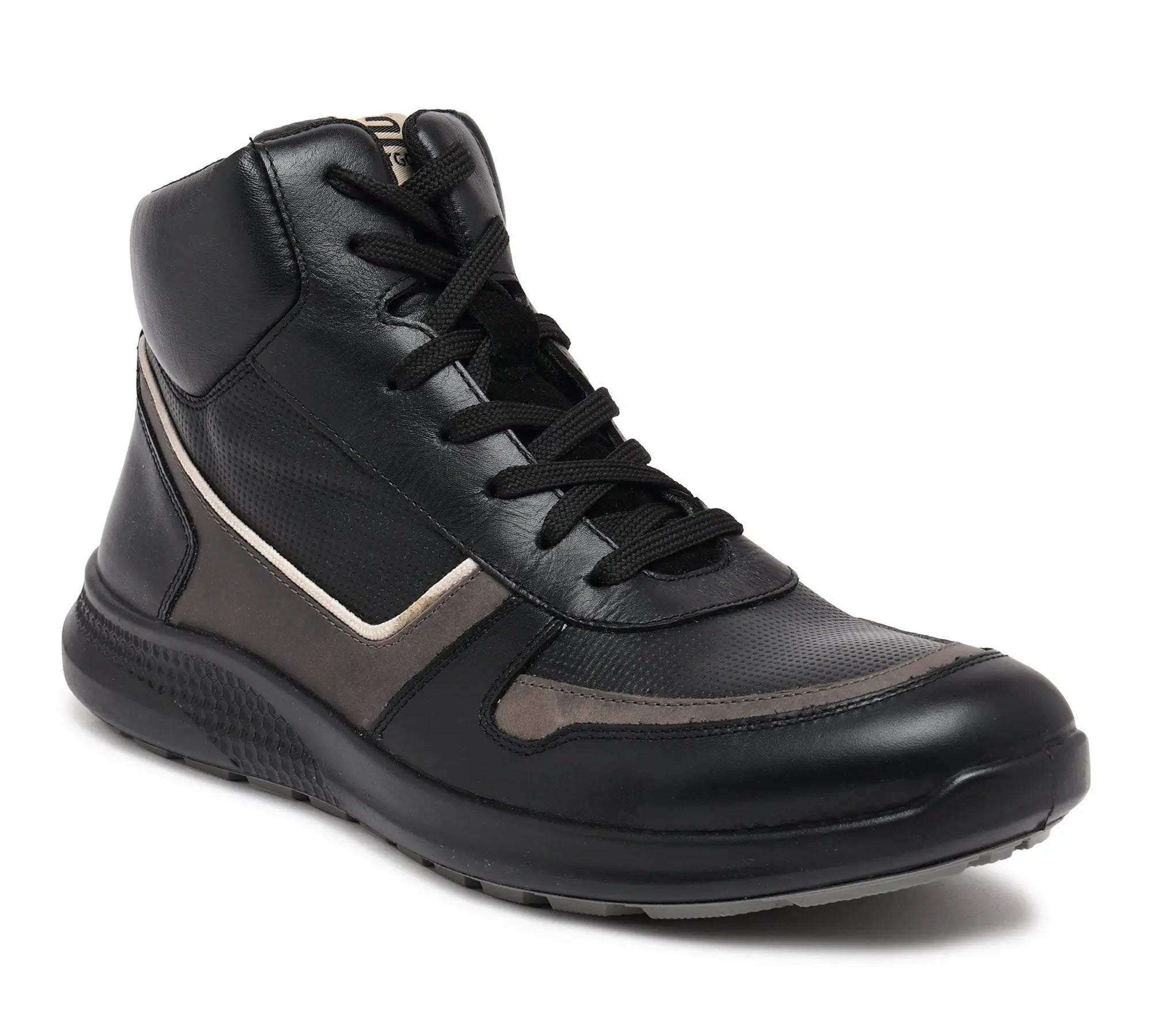 Kansas EK-11 Men Black Casual Shoes Ergonstyle