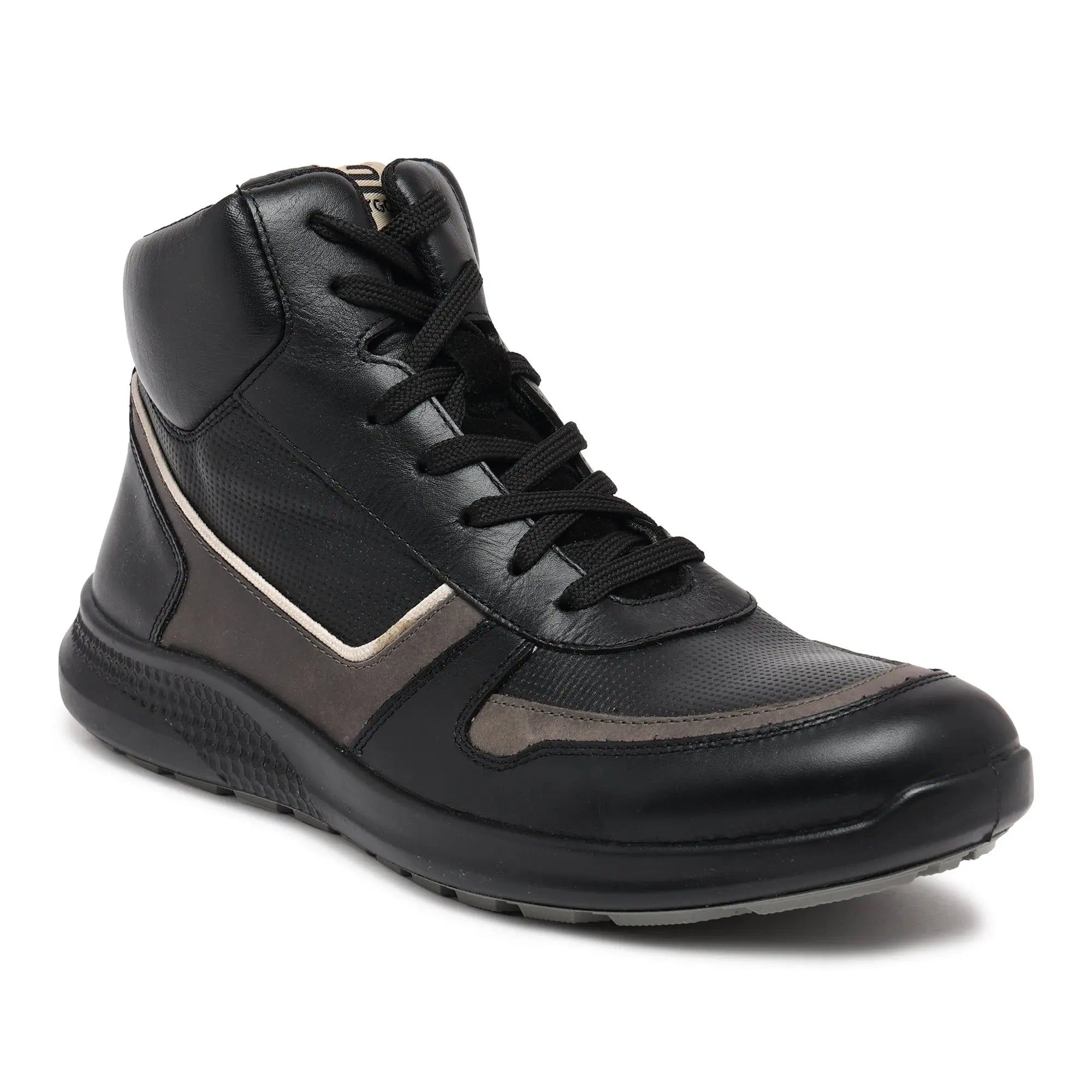 Kansas EK-11 Men Black Casual Shoes Ergonstyle