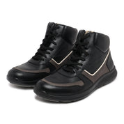 Kansas EK-11 Men Black Casual Shoes Ergonstyle