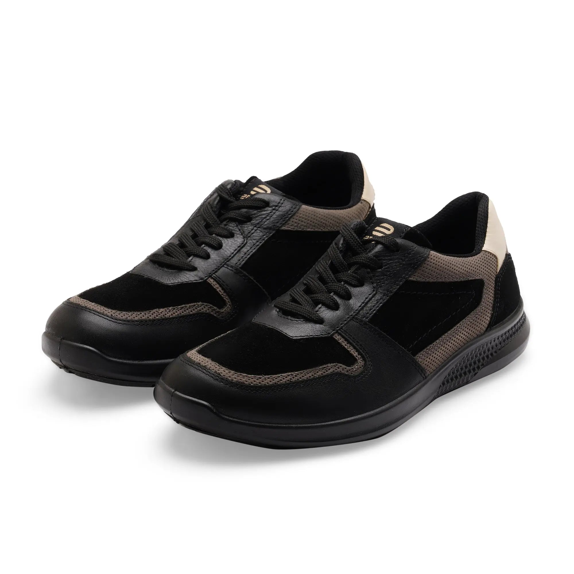 Kansas EK-12 Men Black Casual Shoes Ergonstyle