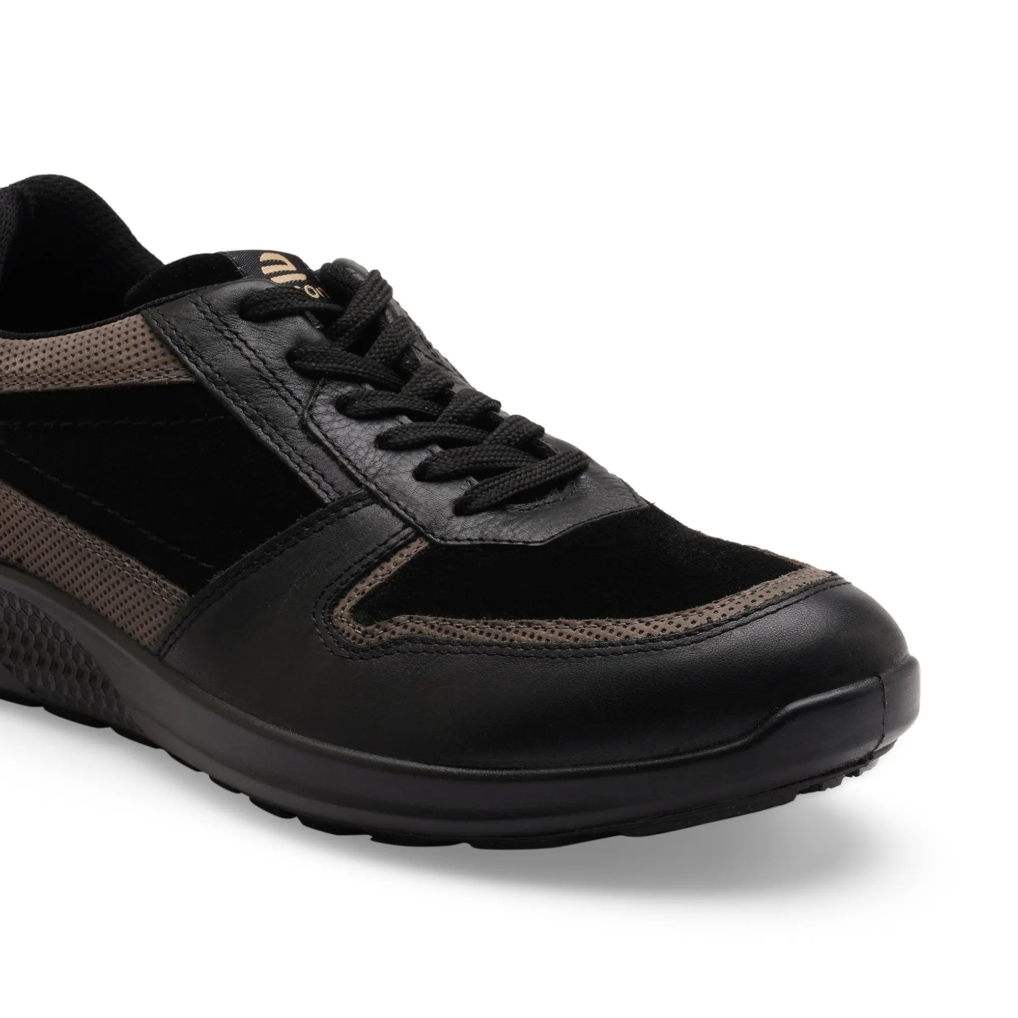 Kansas EK-12 Men Black Casual Shoes Ergonstyle